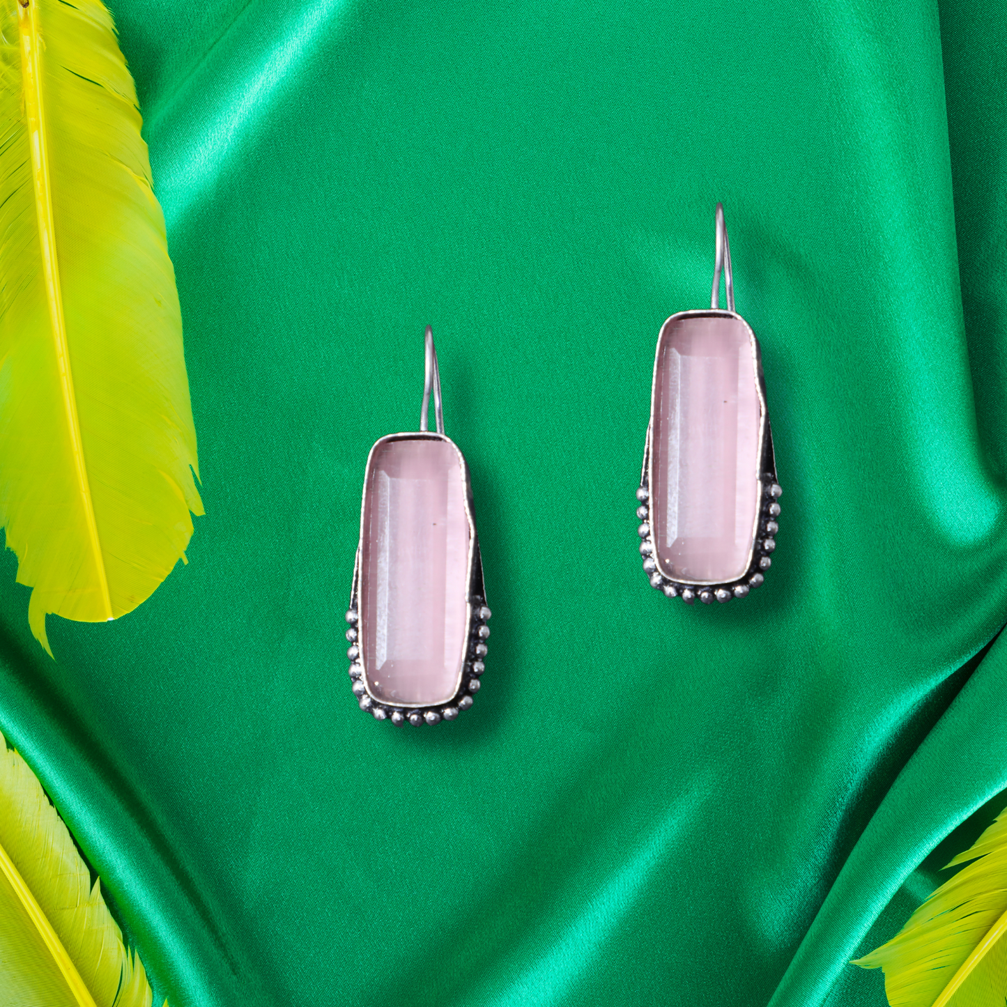 Sleek Onyx Drop Earring