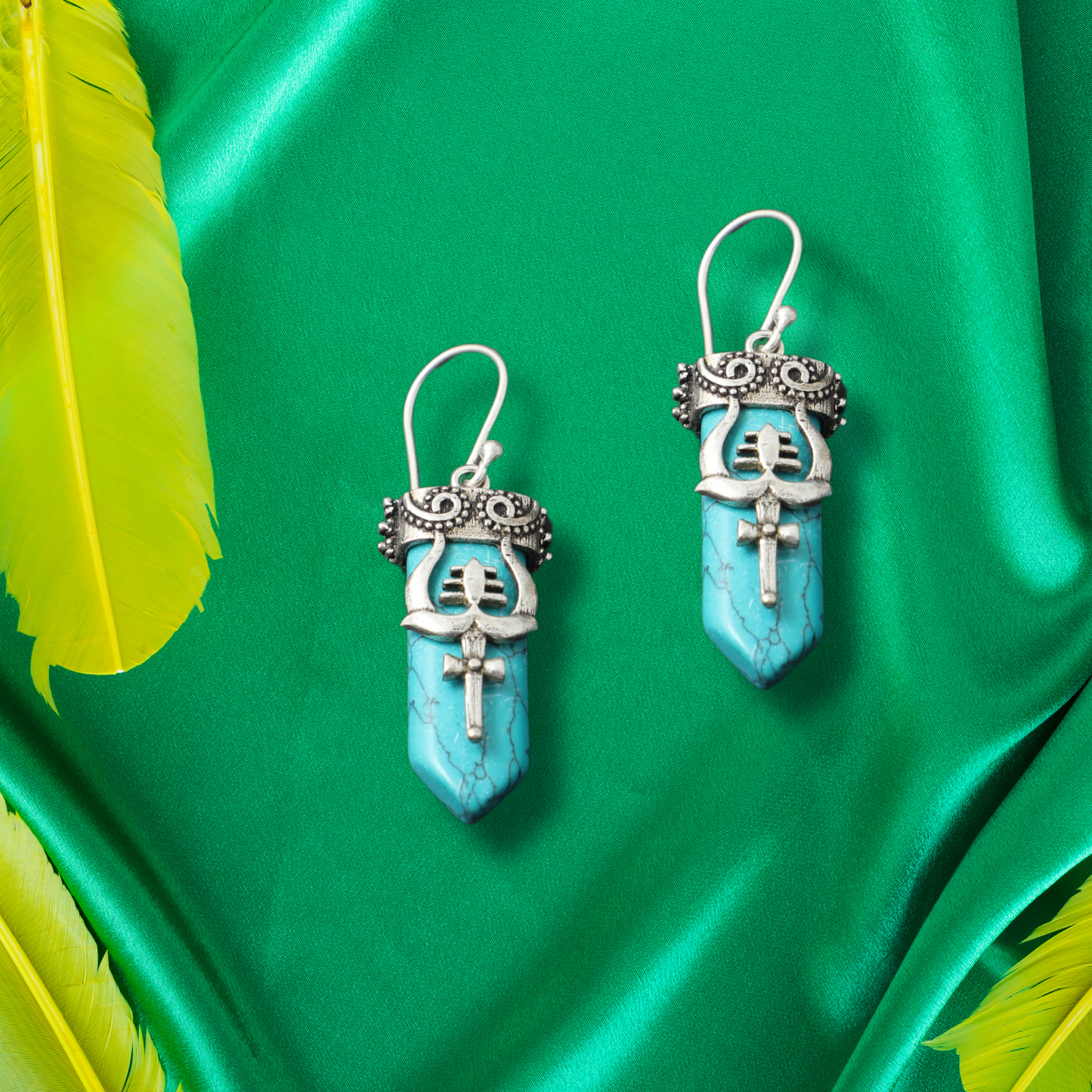 Celestial Trishul Earrings