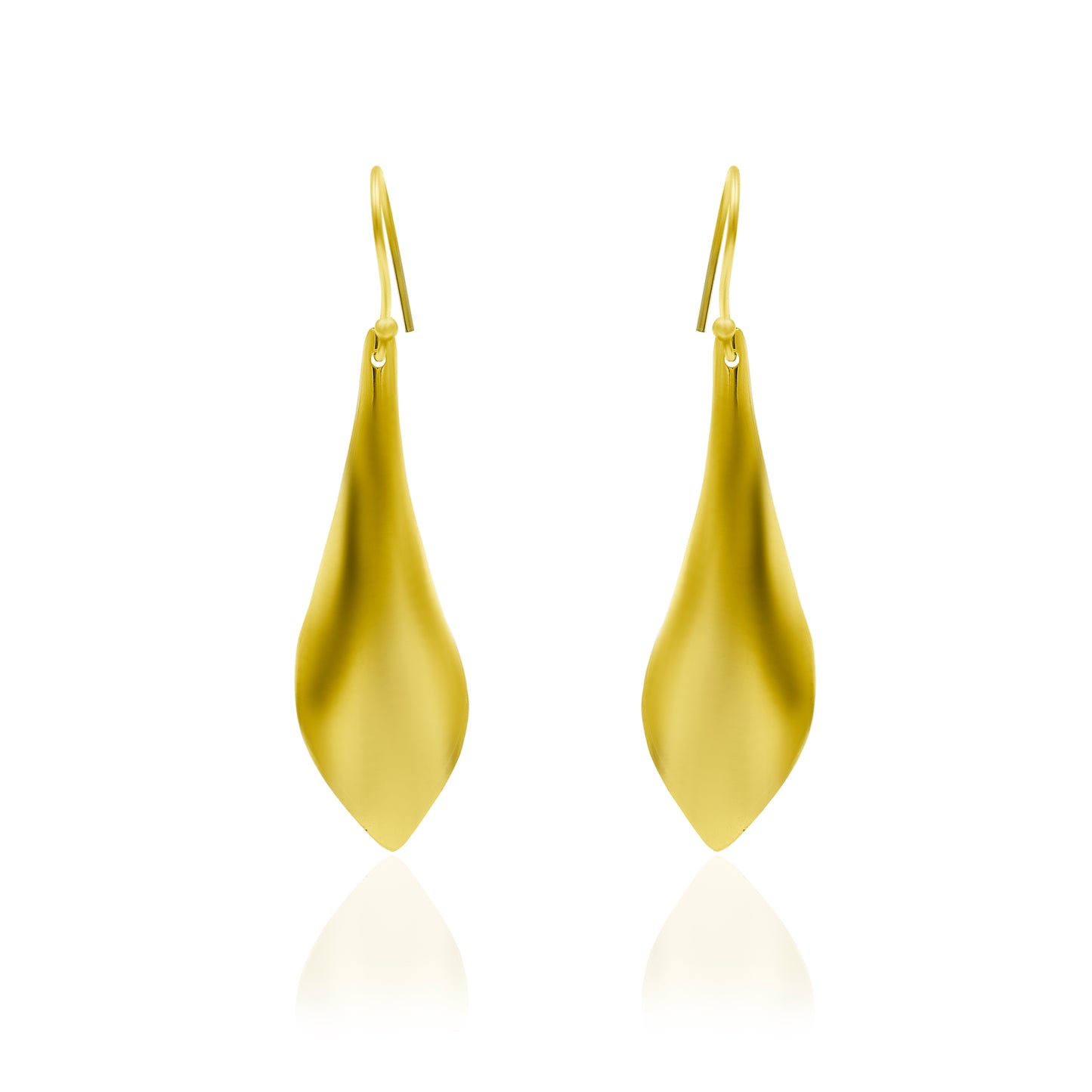 Sleek Gold Drop Earrings