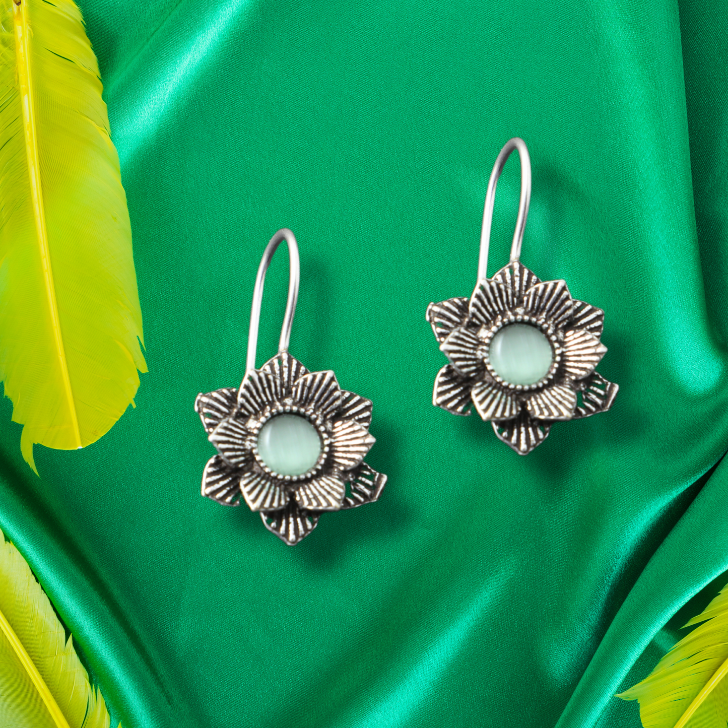 Sunburst Gemstone Earrings