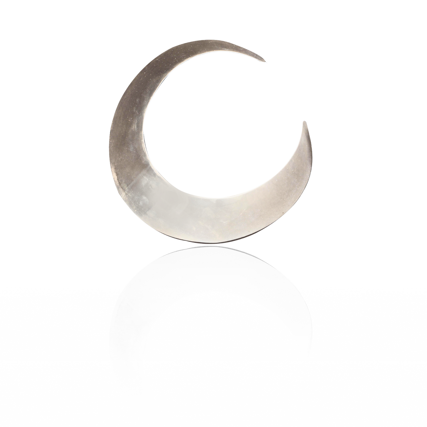 Silver Crescent Choker