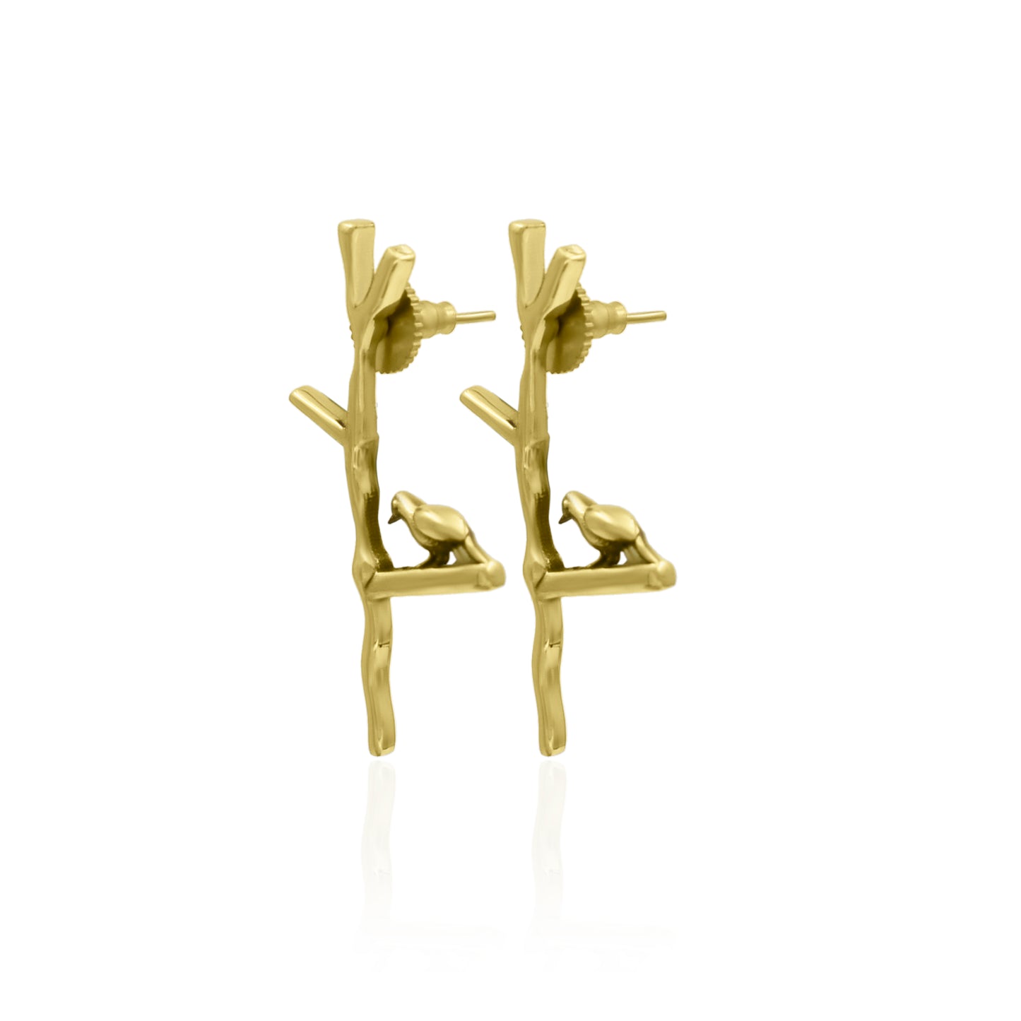 Golden Perch Earrings