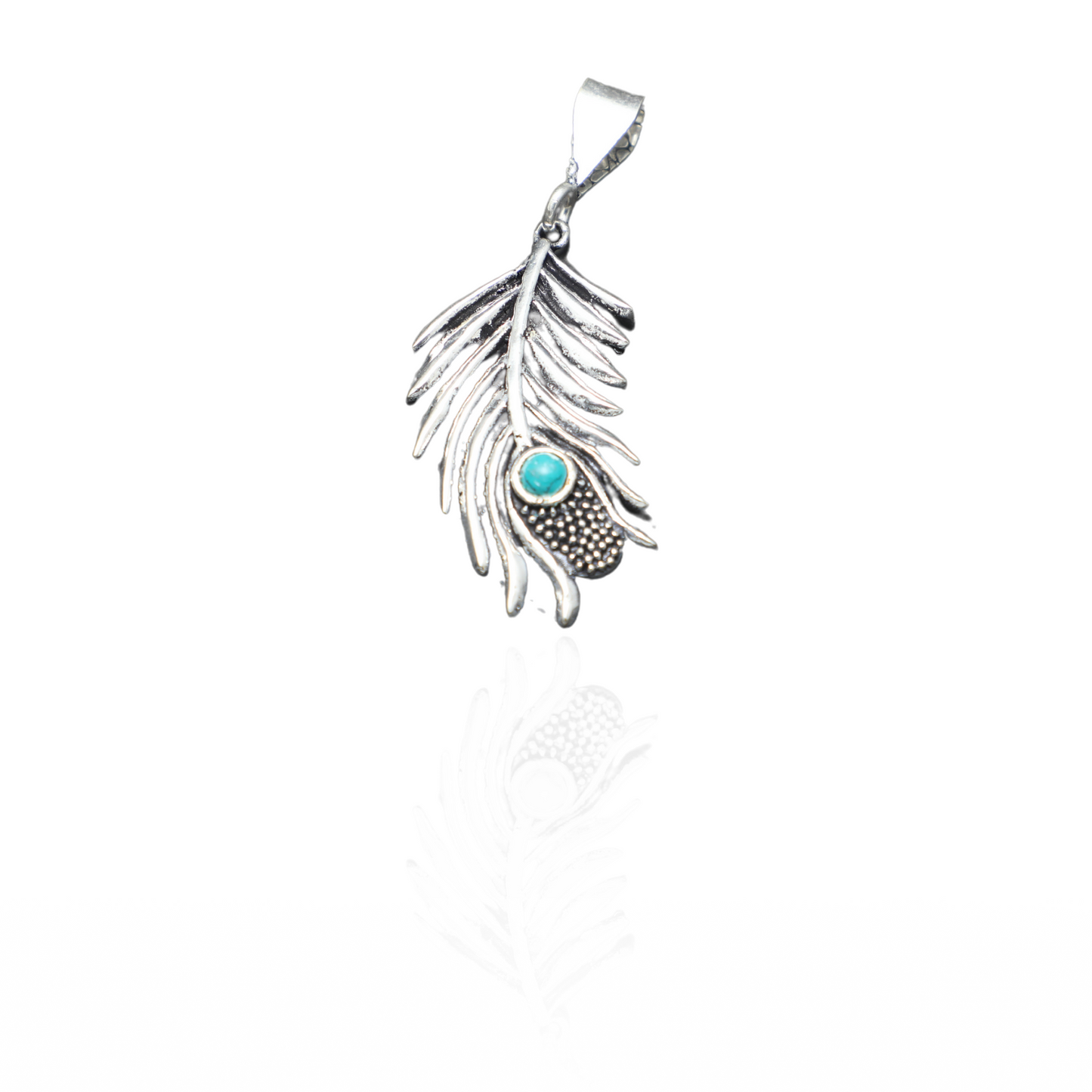 Peacock Feather Pendant