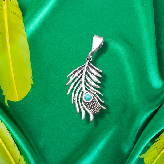 Peacock Feather Pendant